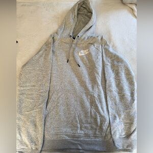 Heather grey Nike hoodie